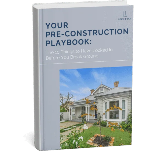 COVER Pre-Construction Playbook