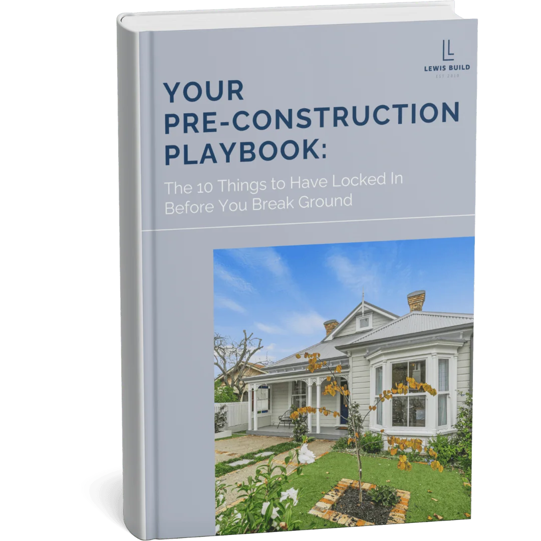 COVER Pre-Construction Playbook